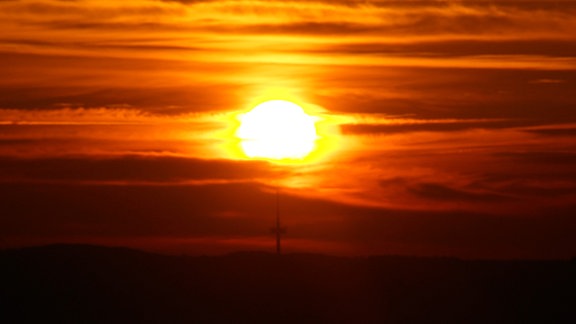 Sonnenaufgang in Deutschland