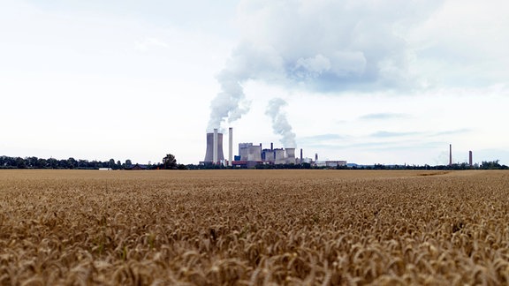 Das RWE Kraftwerk Niederaußerem 